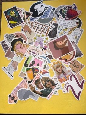 Taylor Swift Sticker Pack - Mixed Color Stickers Taylor Swift sticker bundle
